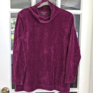 Women's XL Velvet Long Sleeve Fall Winter Top